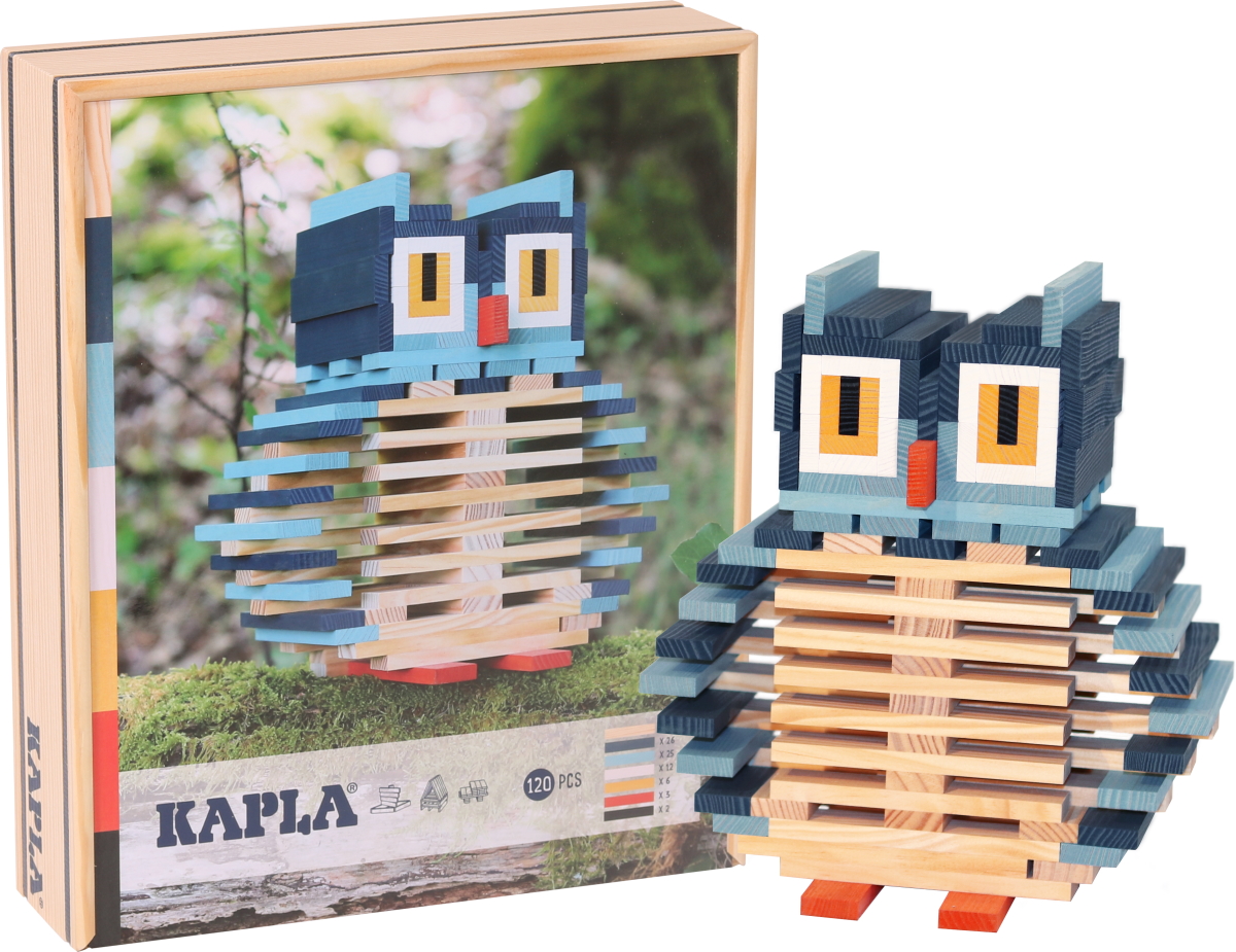 KAPLA Baukasten Eule