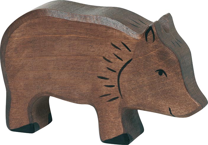 Holztiger Wildschwein